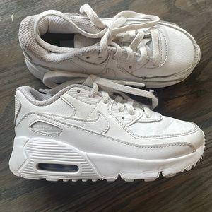 Kids (toddler) size 10 White Nike AirMax